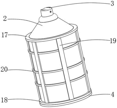 一种具有安全防护功能的防滑型气雾罐的制作方法