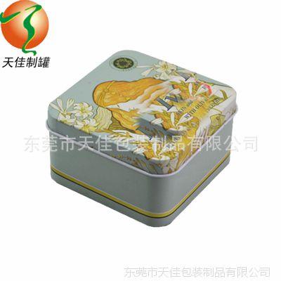 厂家***马口铁金属肥皂盒 正方形手工精油皂包装铁盒 可加工定制
